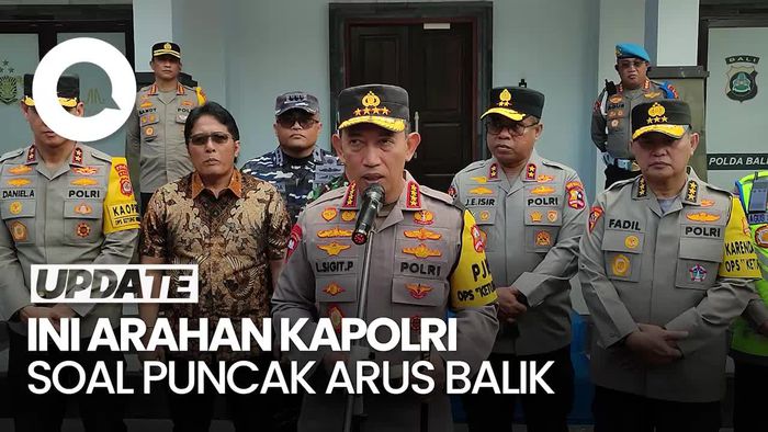 Video Arahan Kapolri di Puncak Arus Balik: Antisipasi Kepadatan-Cuaca Ekstrem