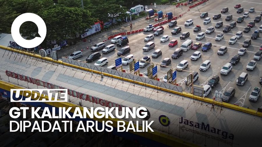 Video: Pantauan Arus Balik di GT Kalikangkung