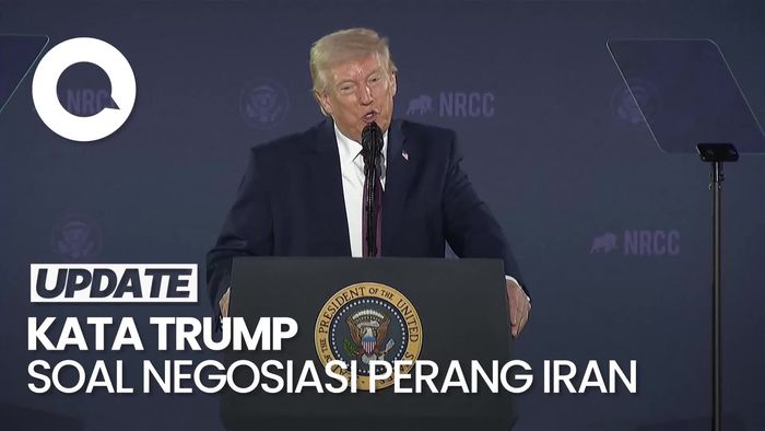 Video Trump: Iran Sedang Negosiasi Perang tapi Takut Mengatakannya