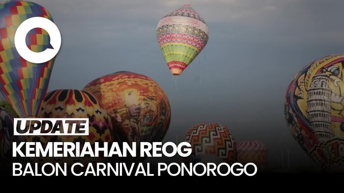 Video: Meriahnya Festival Balon Udara di Ponorogo