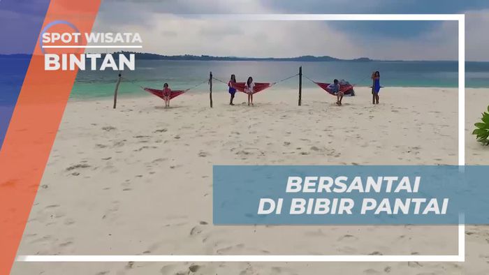 Bersantai di Hammock Menikmati Keindahan Pantai Bintan