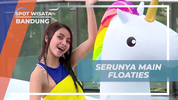 Beradu Kecepatan di Kolam Renang dengan Floaties di Bandung