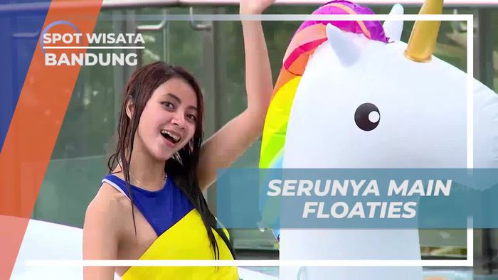 Beradu Kecepatan di Kolam Renang dengan Floaties di Bandung