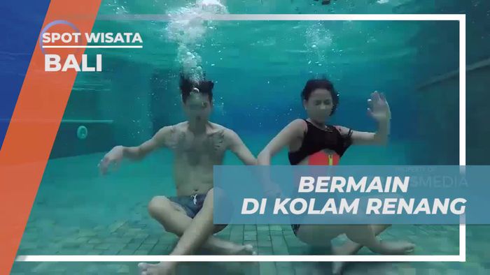 Seru-seruan Berenang di Kolam Renang Ubud, Bali