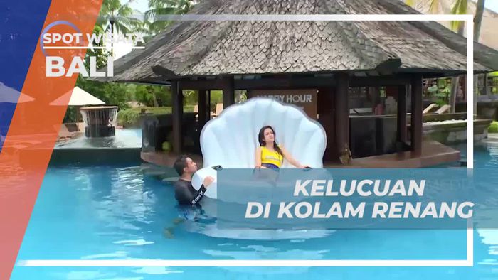 Menikmati Keceriaan di Kolam Renang Kamandalu Resort, Bali