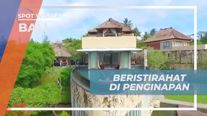 Beristirahat dan Menikmati Pemandangan di Kamandalu Resort, Ubud Bali