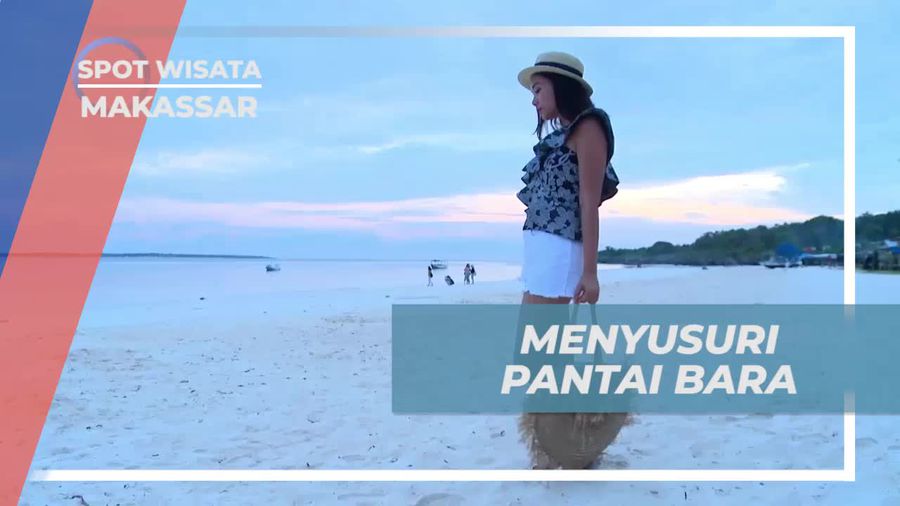 Menyusuri Senja di Pantai Bara, Makassar