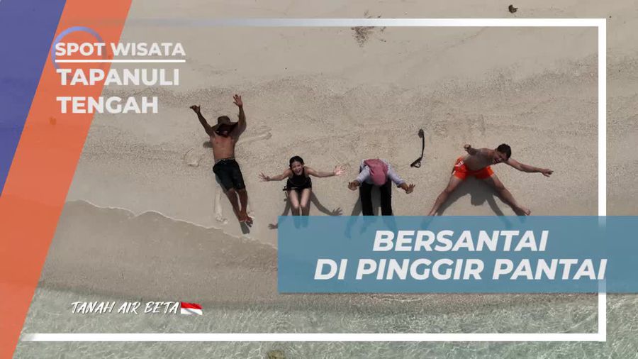 Bersantai Menikmati Sunset di Pantai Tapanuli Tengah