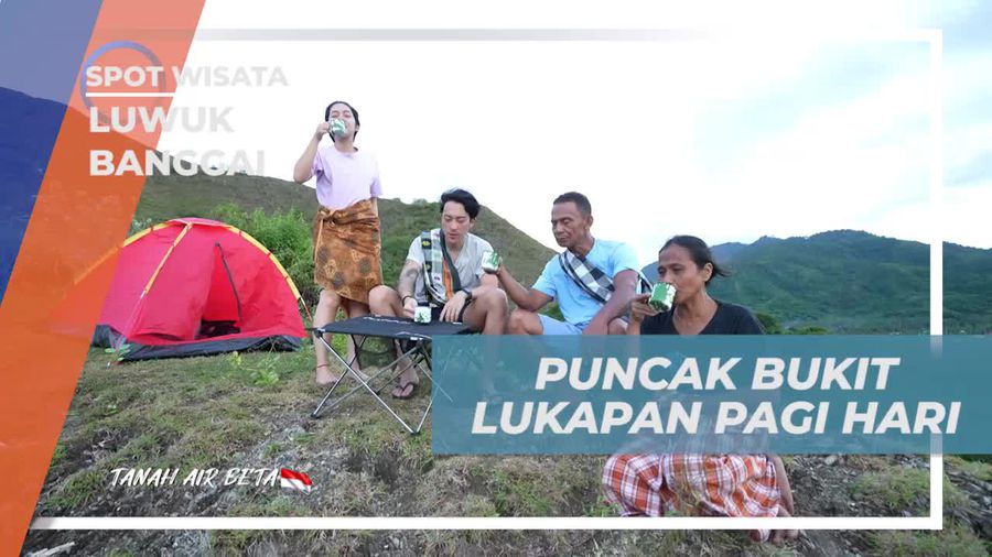Menikmati Suasana Pagi di Puncak Bukit Lukapan Luwuk Banggai