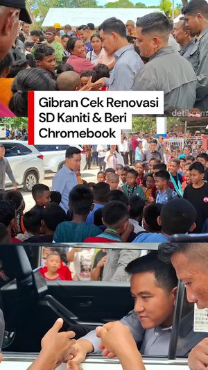 Video: Gibran Cek Renovasi SD Kaniti & Bagi Chromebook di Kupang