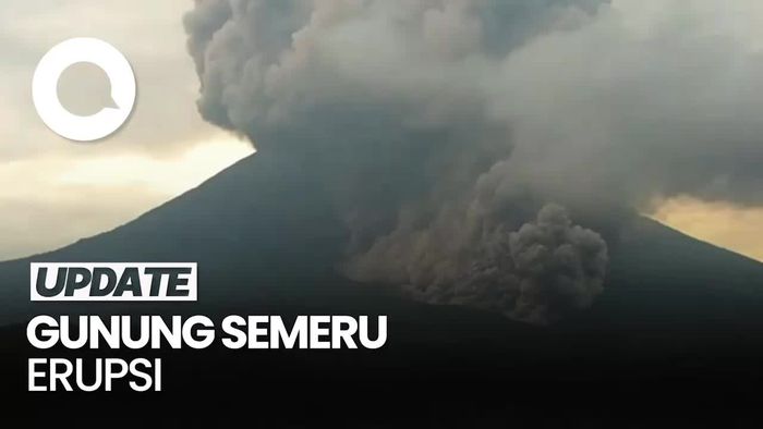 Video: Gunung Semeru Erupsi, Masyarakat Diminta Waspada
