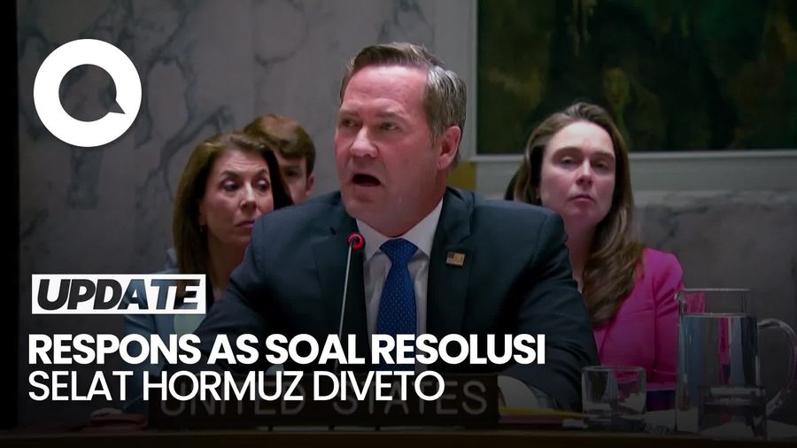 Video: Respons AS Seusai Resolusi DK PBB soal Selat Hormuz Diveto China-Rusia