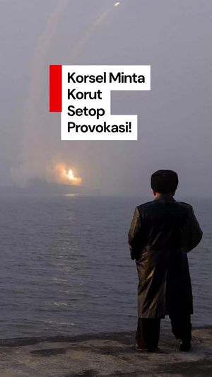 Video Korsel Nilai Korut Lakukan Provokasi: Tembakkan Proyektil-Rudal