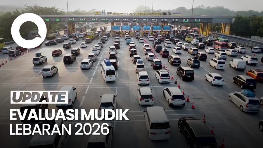 Video 147,55 Juta Orang Mudik saat Lebaran 2026