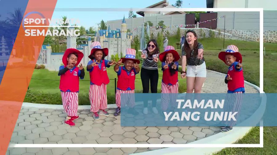 Jalan-jalan di Taman Miniatur Ikon Dunia, Semarang 