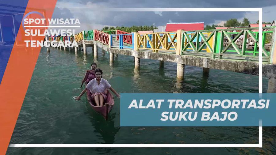 Menelusuri Transportasi Perahu Sampan Suku Bajo di Sulawesi Tenggara 