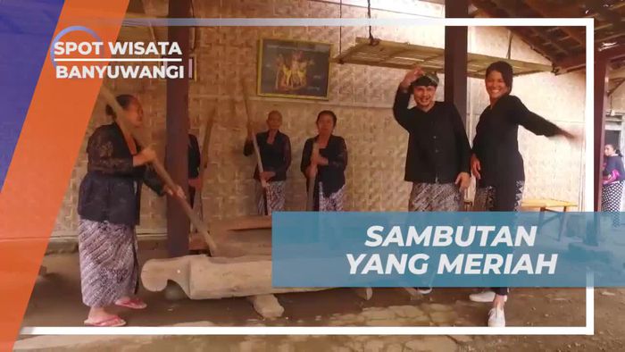 Sambutan Meriah di Desa Wisata Osing Kemiren, Banyuwangi 