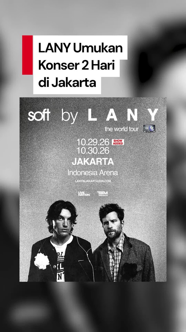 Video: Siap-siap Galau Bareng LANY 29-30 Oktober di Indonesia Arena