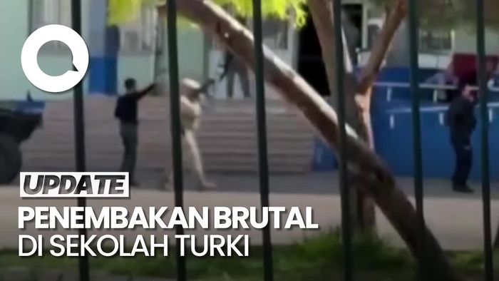 Video Penembakan Brutal di Sekolah Turki, 16 Orang Luka