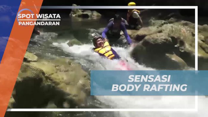 Merasakan Sensasi Body Rafting di Green Canyon, Pangandaran