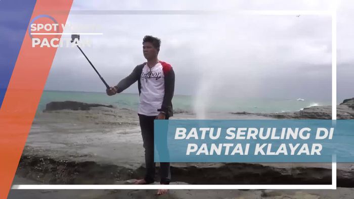 Menikmati Keunikan Batu Seruling di Pantai Klayar, Pacitan