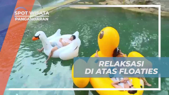 Relaksasi Seru di Atas Floaties, Hau Eco Lodge, Pangandaran