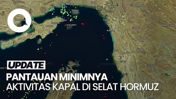 Video: Penampakan Macetnya Selat Hormuz Seusai Diblokade AS