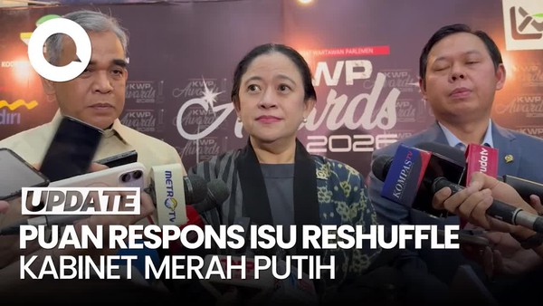Video Puan soal Isu Reshuffle Kabinet: Hak Presiden, Silakan Tanya ke Istana