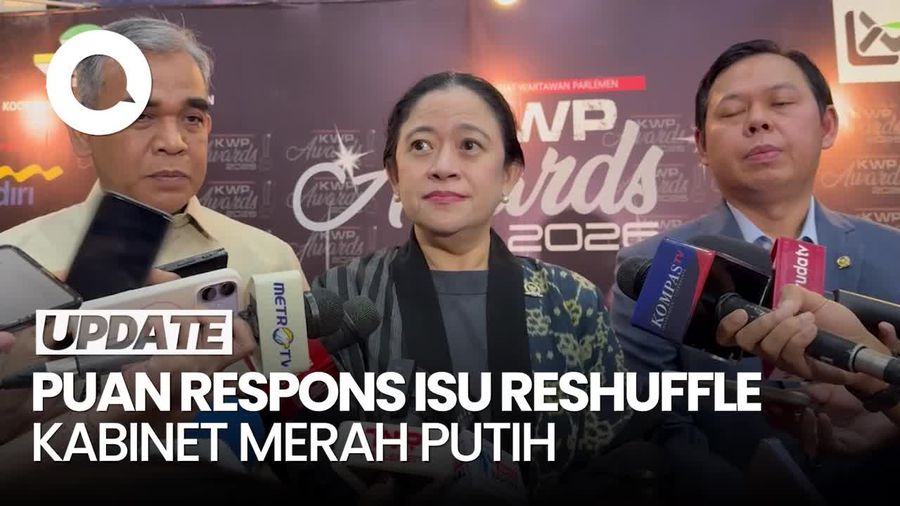 Video Puan soal Isu Reshuffle Kabinet: Hak Presiden, Silakan Tanya ke Istana