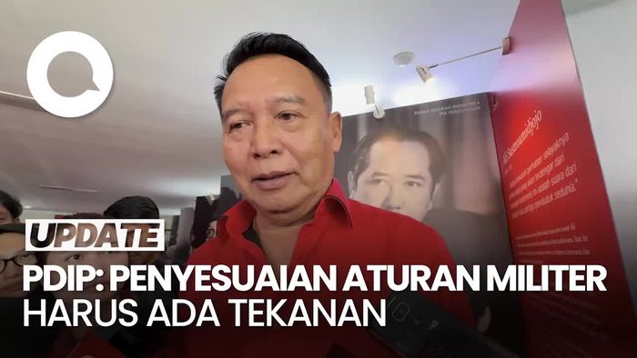 Video PDIP Sebut Perlu Adanya Revisi soal Aturan Peradilan Militer