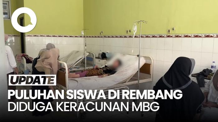 Video Puluhan Siswa SD di Rembang Diduga Keracunan Susu MBG
