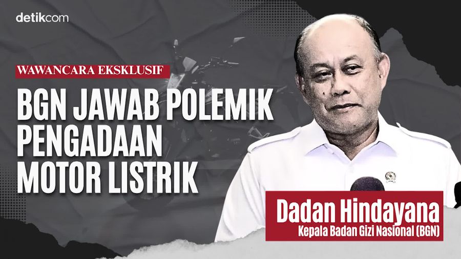 Video Kepala BGN Jawab Polemik Pengadaan Motor Listrik Rp 897 M