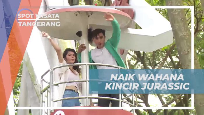 Kagumi Pemandangan Indah dari Kincir Jurassic di Tangerang