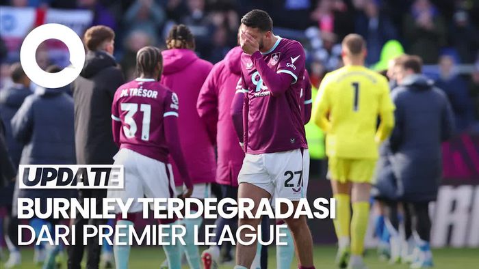 Video: Burnley Susul Wolverhampton yang Terdegradasi dari Liga Inggris