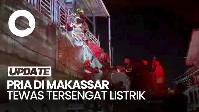 Video: Niat Mau Bantu Padamkan Api, Pria di Makassar Tewas Tersengat Listrik