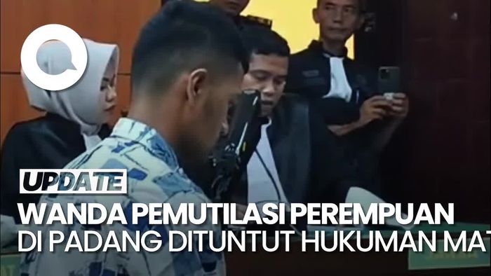 Video: Wanda Pemutilasi Perempuan di Padang Dituntut Hukuman Mati