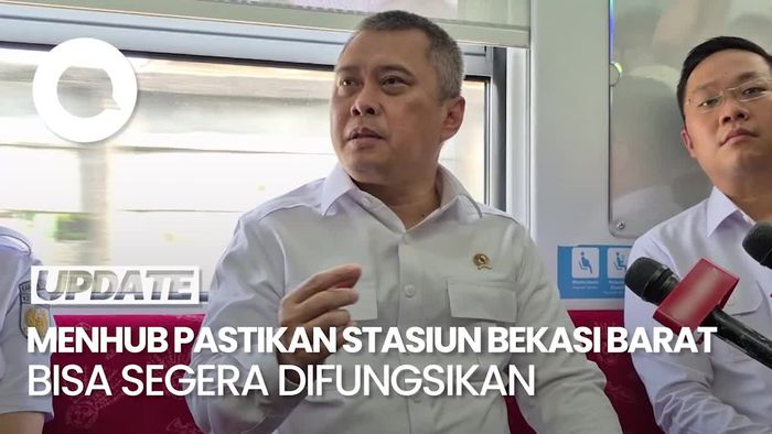 Video: Menhub Pantau Langsung Uji Coba KRL Cikarang