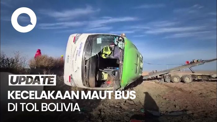 Video Bus Terguling di Tol Bolivia, 9 Orang Tewas dan 22 Luka-luka