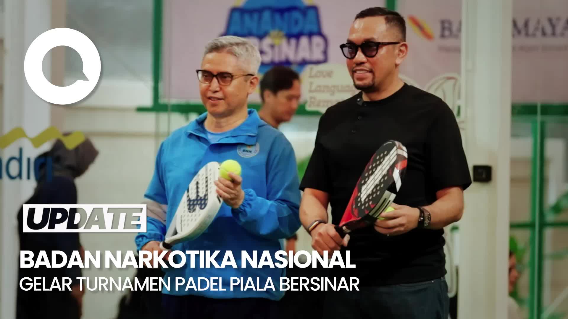 Badan Narkotika Nasional Gelar Turnamen Padel Piala Bersinar