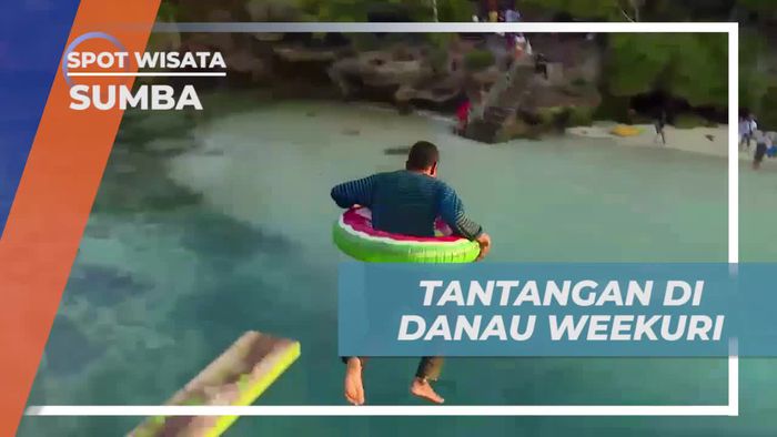 Menaklukkan Tantangan Lompatan Tinggi di Danau Weekuri Sumba