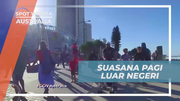 Menikmati Suasana Pagi Sehat di Gold Coast Australia