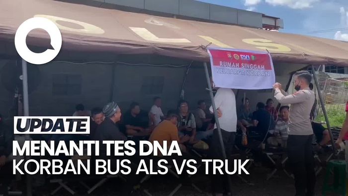 Video: Keluarga Tes DNA untuk Identifikasi Korban Kecelakaan Bus ALS VS Truk