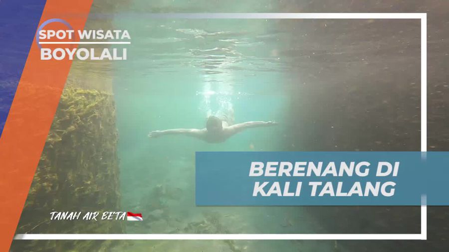Berenang Segar di Kali Talang Boyolali