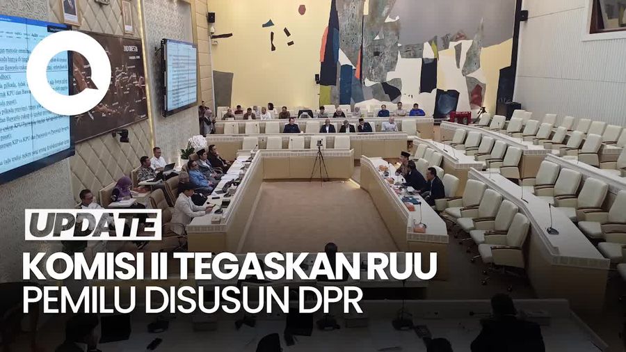 Video: Komisi II Tegaskan Revisi UU Pemilu Disusun DPR