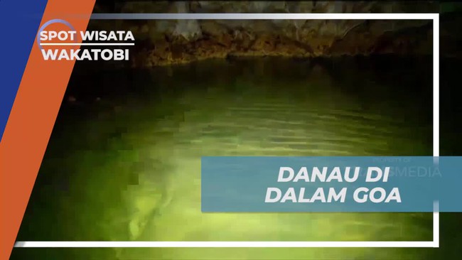 Menjelajahi Danau Misterius di Dalam Goa Kelelawar di Wakatobi  