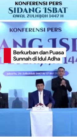 Video Menag Ajak Umat Islam Tingkatkan Ibadah Jelang Idul Adha 1447 H