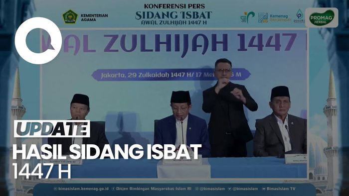 Video Hasil Sidang Isbat Penetapan Idul Adha 2026