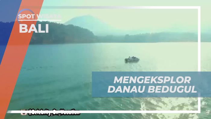 Mengeksplorasi Danau Bedugul Menggunakan Perahu di Bali 