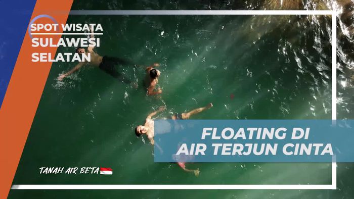 Bersantai Floating Sambil Menikmati Alam Air Terjun Cinta