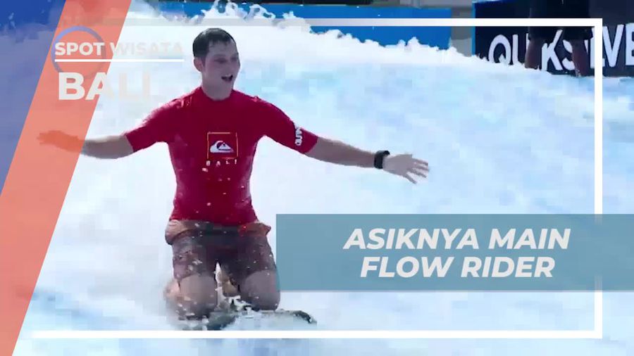 Menikmati Keseruan Bermain Flow Rider di Nusa Dua, Bali
